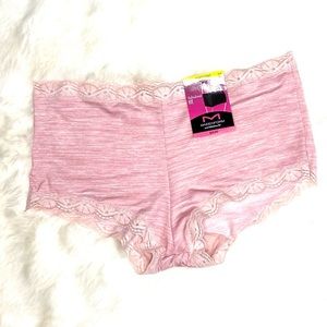 🎉 SALE NWT Classic Tagless Boyshort in Heather Pink